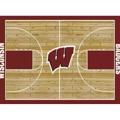Kirklands Home University of Wisconsin Courtside Area Rug, 4x6