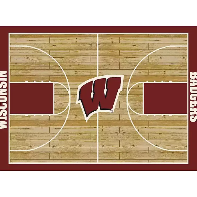 Kirklands Home University of Wisconsin Courtside Area Rug, 4x6