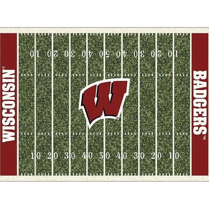 Kirklands Home University of Wisconsin Homefield Area Rug, 6x8