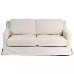Online Kirklands Home Upholstered Weekend Sofa Ivory