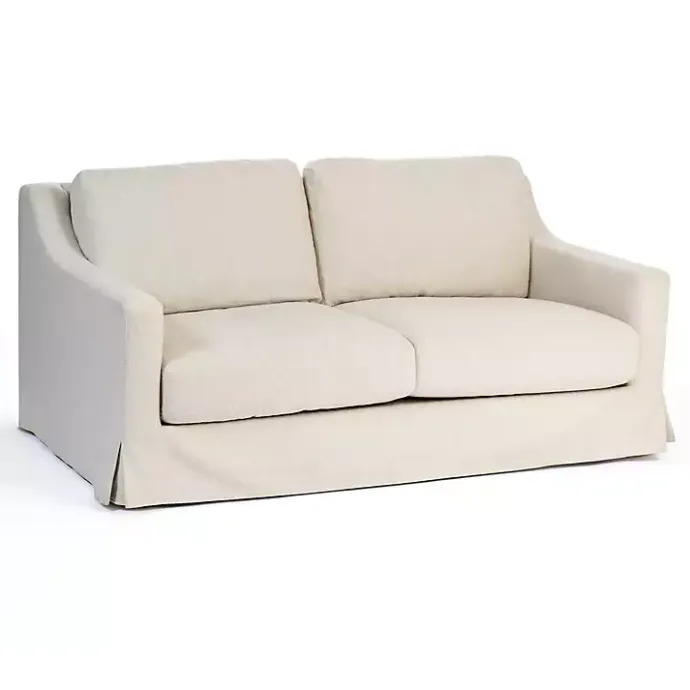 Online Kirklands Home Upholstered Weekend Sofa Ivory