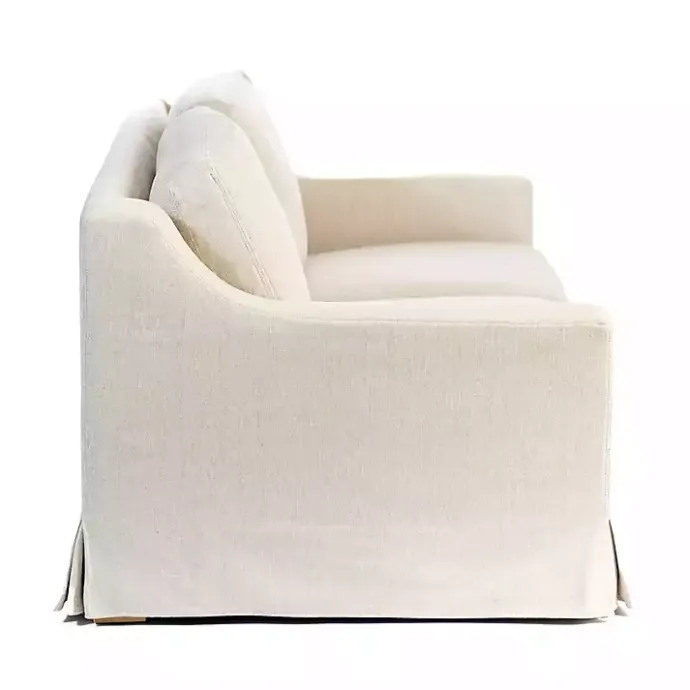 Online Kirklands Home Upholstered Weekend Sofa Ivory