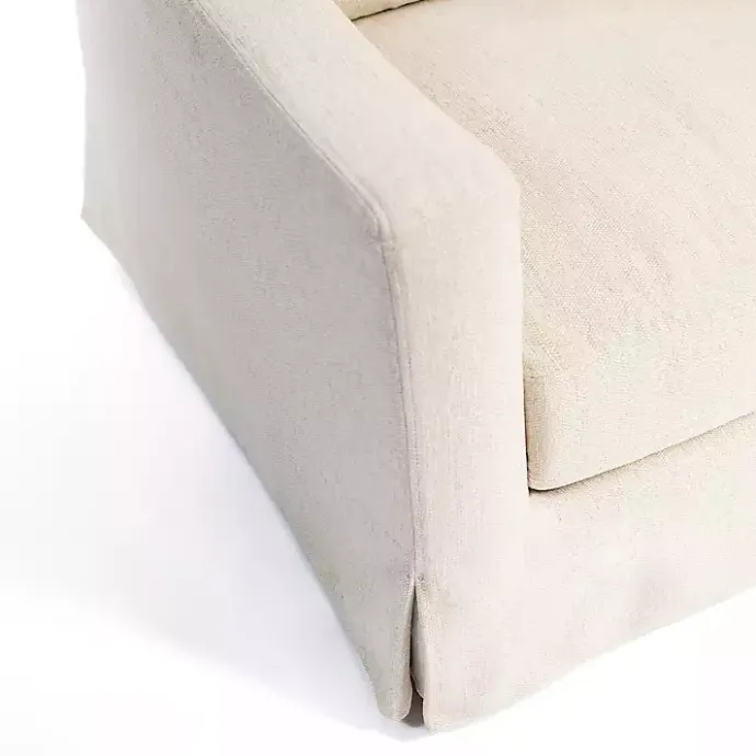 Online Kirklands Home Upholstered Weekend Sofa Ivory