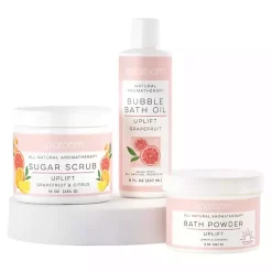 New Kirklands Home Uplift Bath Bundle Gift Set Orange