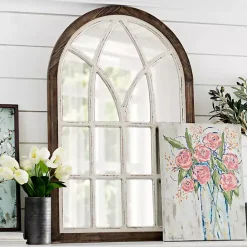 Hot Kirklands Home Vail Two-Tone Arch Wall Mirror