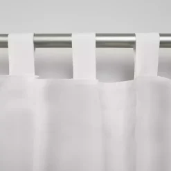 New Kirklands Home Vanilla Cabana Outdoor Curtain Panel Set, 108 in. White