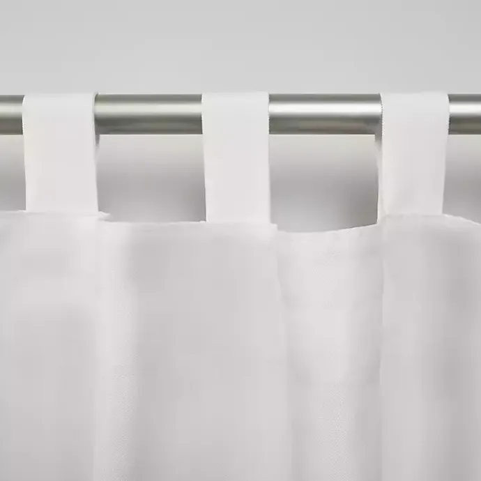 New Kirklands Home Vanilla Cabana Outdoor Curtain Panel Set, 108 in. White