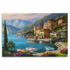 Best Kirklands Home Villa Bella Vista Canvas Art Print, 60x40 in.