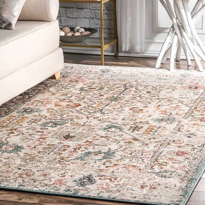 Kirklands Home Vintage Floral Lenore Area Rug, 7x10 Multi