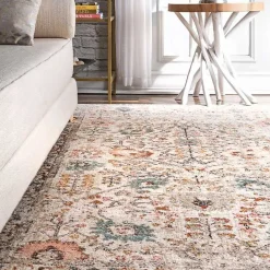 Kirklands Home Vintage Floral Lenore Area Rug, 7x10 Multi