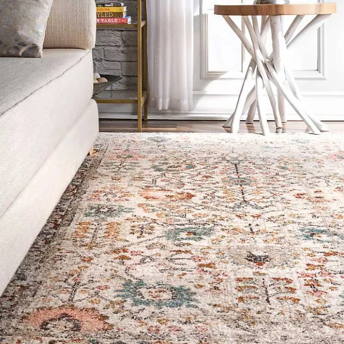 Kirklands Home Vintage Floral Lenore Area Rug, 7x10 Multi