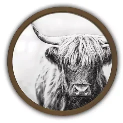 New Kirklands Home Vintage Highland Brown Framed Art Print