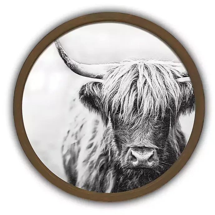 New Kirklands Home Vintage Highland Brown Framed Art Print