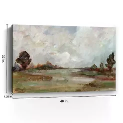 Best Kirklands Home Vintage Landscape Canvas Art Print, 48x32 in. Green