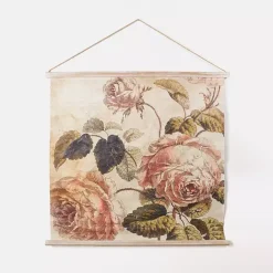 Clearance Kirklands Home Vintage Roses Hanging Tapestry