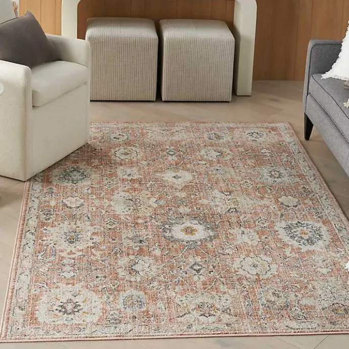 Outlet Kirklands Home Vintage Rust Oushak Area Rug, 5x7