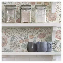 Discount Kirklands Home Vintage Woodland Floral Peel & Stick Wallpaper