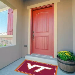 Kirklands Home Virginia Tech Area Rug, 3x4 Red