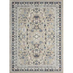 Sale Kirklands Home Vista Blue Beige Area Rug, 5x7