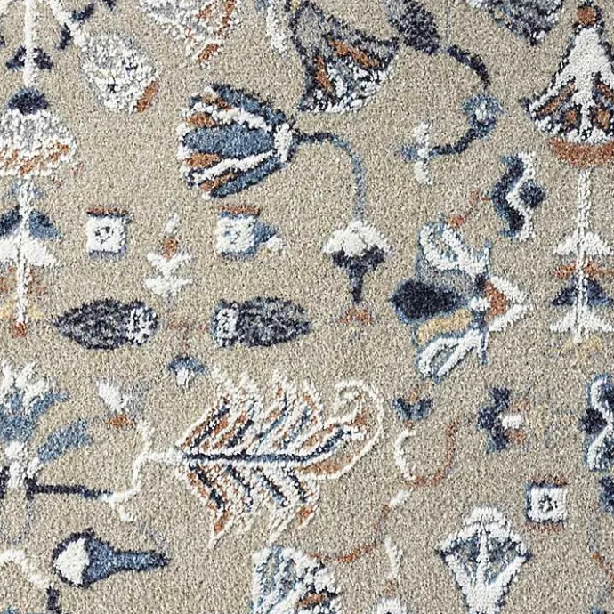 Online Kirklands Home Vista Blue Beige Area Rug, 7x9