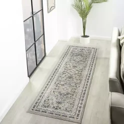 Outlet Kirklands Home Vista Blue Beige Runner, 2x7