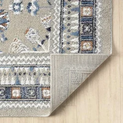Outlet Kirklands Home Vista Blue Beige Runner, 2x7
