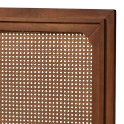 Sale Kirklands Home Walnut Rattan Amelia Queen Bed Brown
