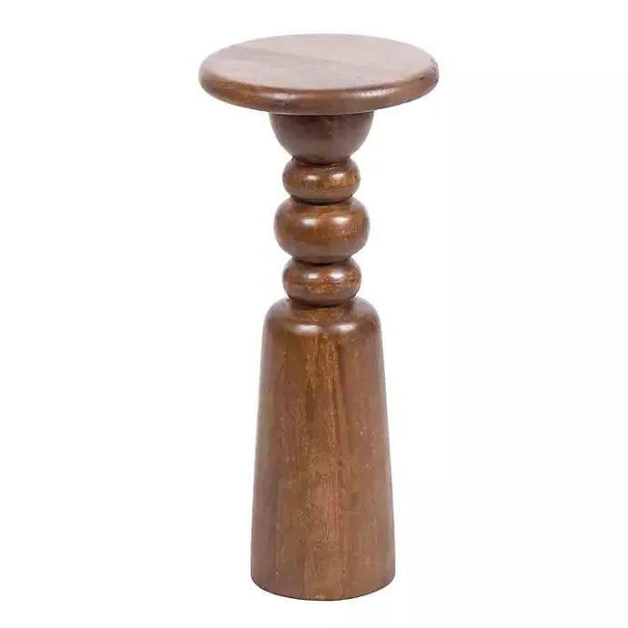 Clearance Kirklands Home Walnut Tirollo Accent Table Brown