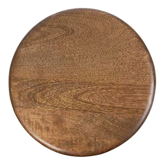 Clearance Kirklands Home Walnut Tirollo Accent Table Brown
