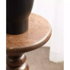 Clearance Kirklands Home Walnut Tirollo Accent Table Brown