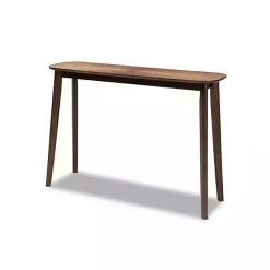 Clearance Kirklands Home Walnut Wood Frame Splayed Legs Console Brown