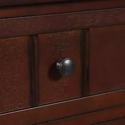 Sale Kirklands Home Walnut 3-Drawer Winne Accent Table Brown