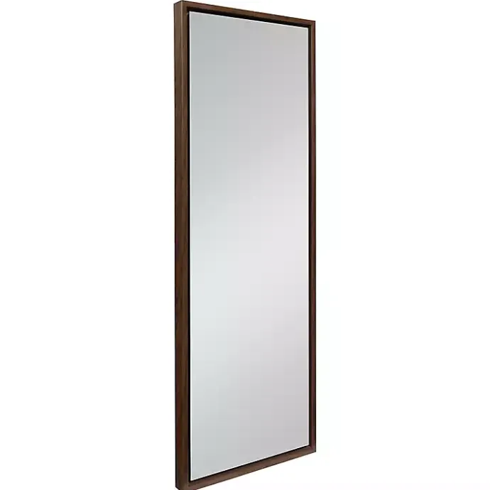New Kirklands Home Walnut Evans Wood Panel Wall Mirror