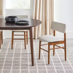 Outlet Kirklands Home Walnut Wood Oval Dining Table with Leaf Brown