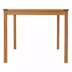 Kirklands Home Warm Acacia Wood Slatted 5-pc. Outdoor Dining Set