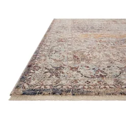 New Kirklands Home Warm Neutral Lucca Area Rug, 7x10