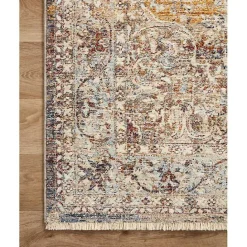 New Kirklands Home Warm Neutral Lucca Area Rug, 7x10