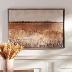 Clearance Kirklands Home Warm Rustic Landscape Framed Art Print Brown