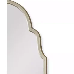 New Kirklands Home Warm Silver Arched Wall Mirror