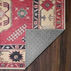 Online Kirklands Home Washable Shary Coral Area Rug, 5x7 Pink