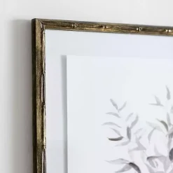Online Kirklands Home Watercolor Bamboo Leaves Framed Art Print