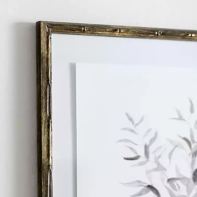Online Kirklands Home Watercolor Bamboo Leaves Framed Art Print