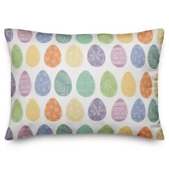 Hot Kirklands Home Watercolor Easter Eggs Indoor/Outdoor Pillow