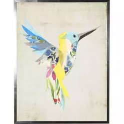 Hot Kirklands Home Watercolor Hummingbird Framed Art Print Multi