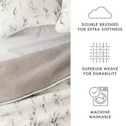 Best Kirklands Home Watercolor Leaves Reversible 3-pc. Queen Quilt Set