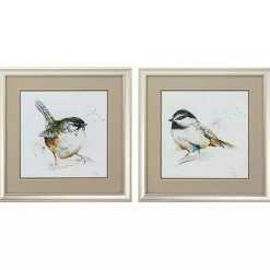 Best Kirklands Home Watercolor Mountain Framed Art Prints, Set of 2