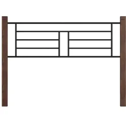 Hot Kirklands Home Weathered Brown Farmhouse Queen Bed