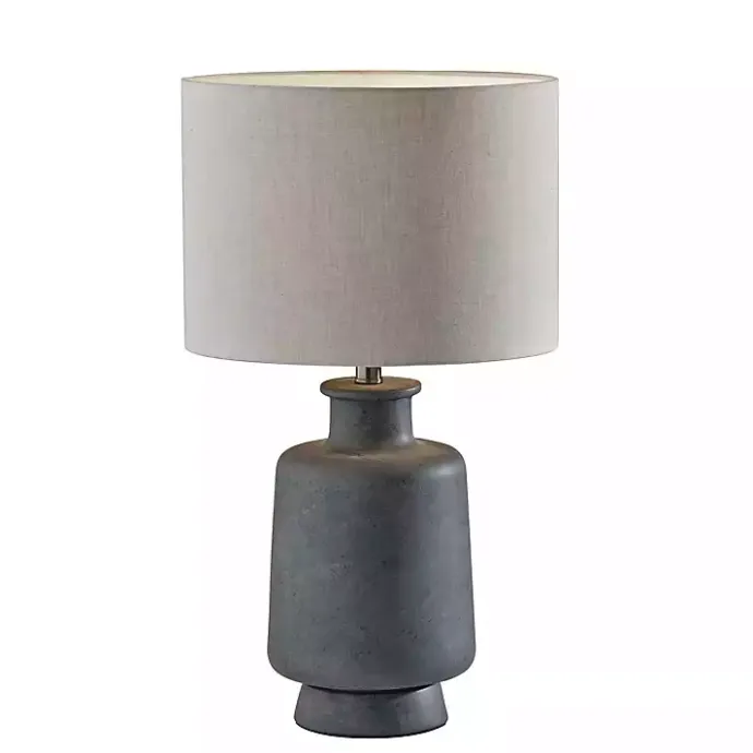 Hot Kirklands Home Weathered Stone Jug Table Lamp Tan