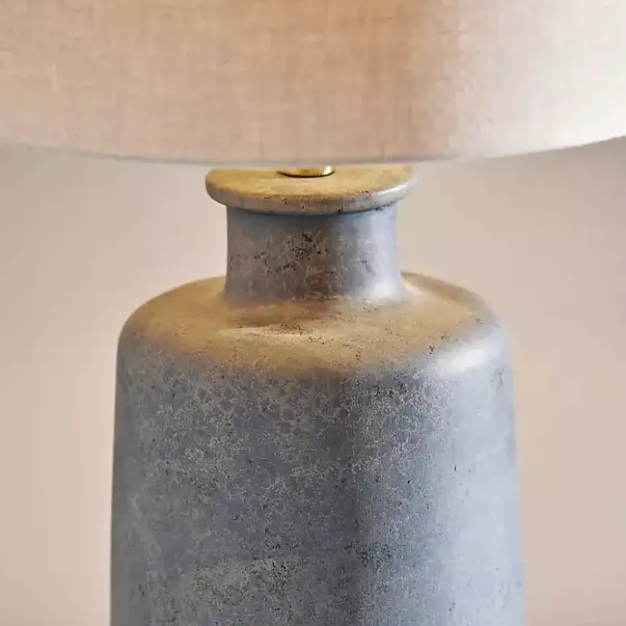 Hot Kirklands Home Weathered Stone Jug Table Lamp Tan