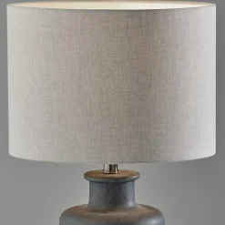 Hot Kirklands Home Weathered Stone Jug Table Lamp Tan